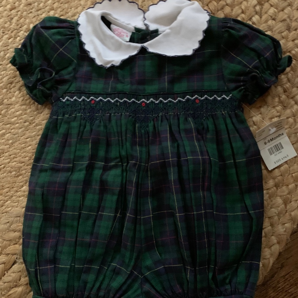 Smocked One-Piece, 6-9mos., NWT